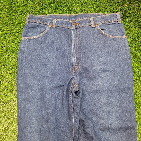 Vintage 80s Levis 619 Orange Tab Jeans Mens 37x28 Made in Canada - Picture 2 of 10